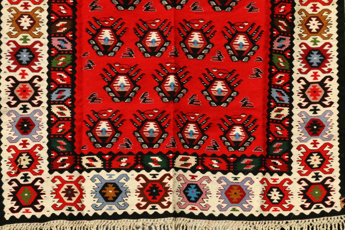 Hand woven carpet